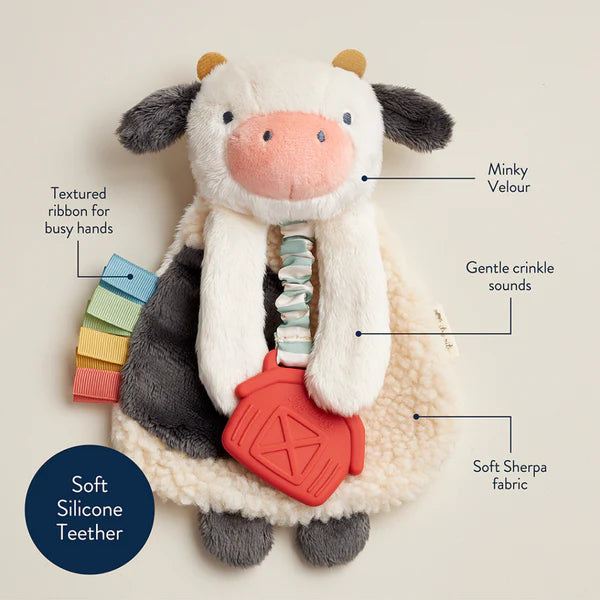 Itzy Ritzy - Cow Itzy Friends Lovey Plush