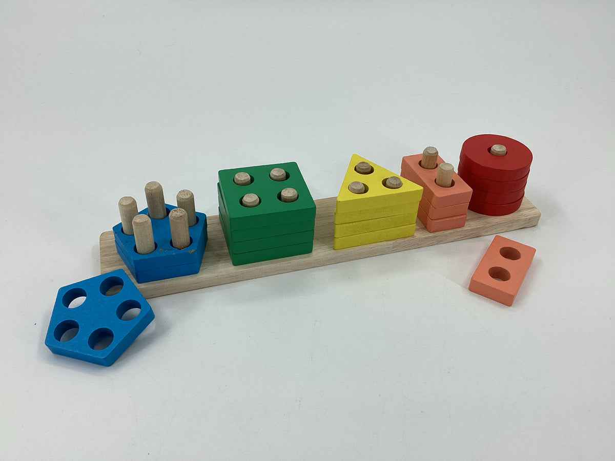 Wooden Sorting & Stacking Puzzle