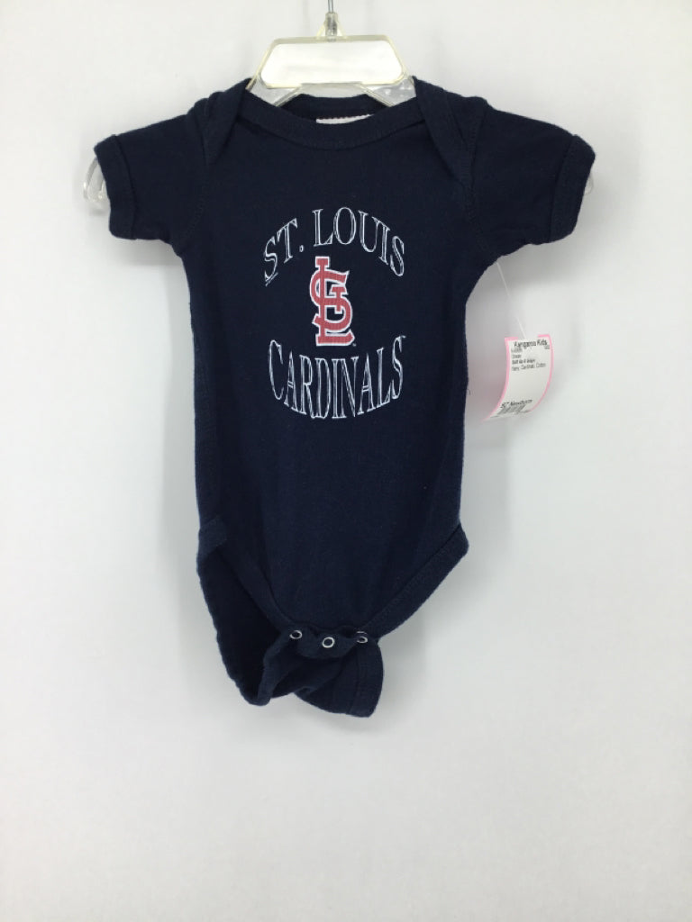 Soft As A Grape Child Size Newborn Navy Onesie