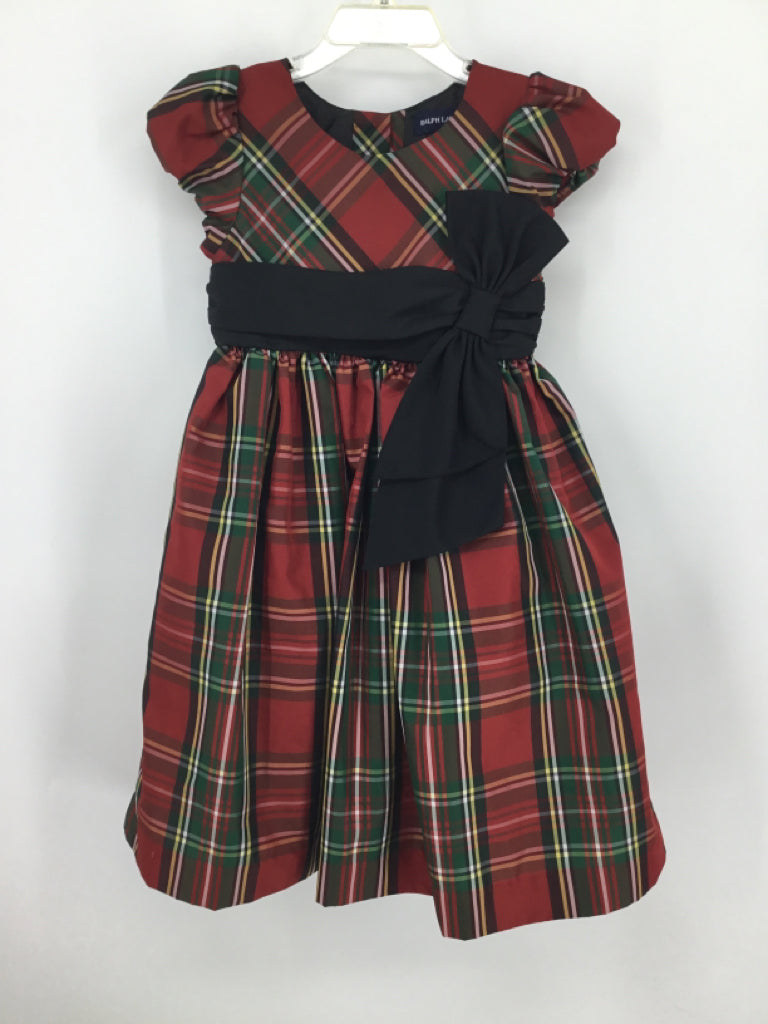 Ralph Lauren Child Size 4 Red Dress - girls