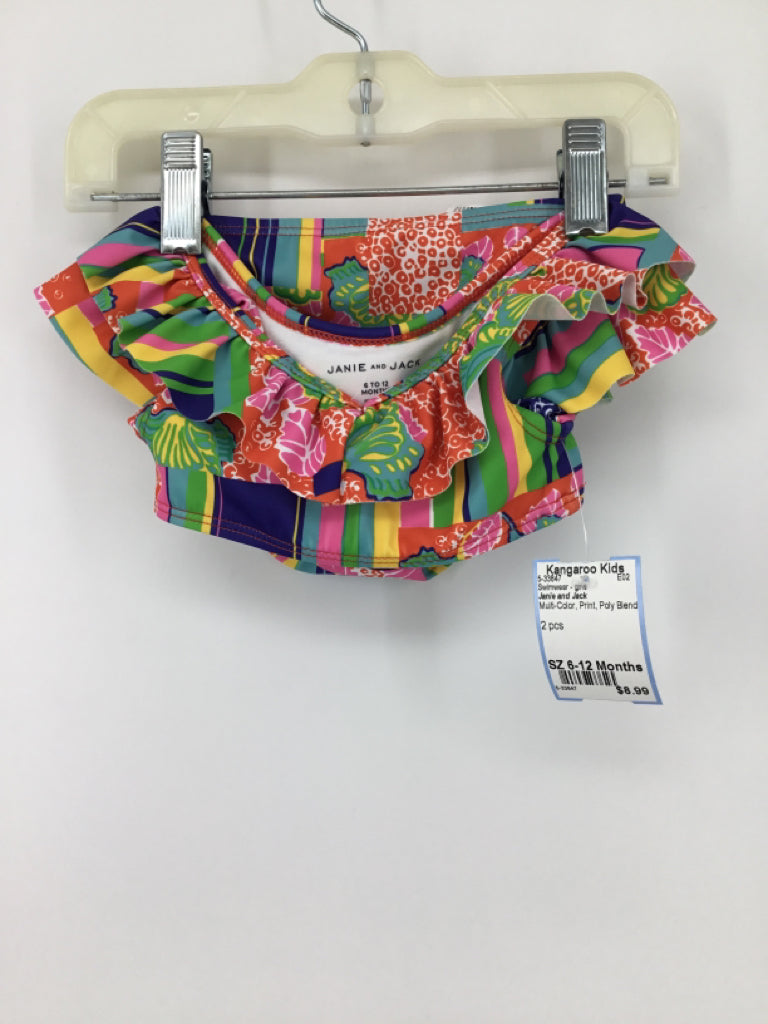 Janie and Jack Child Size 6-12 Months Multi-Color Swimwear - girls