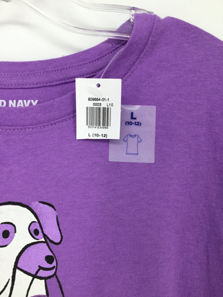 Old Navy Child Size 10 Purple Halloween T-Shirt