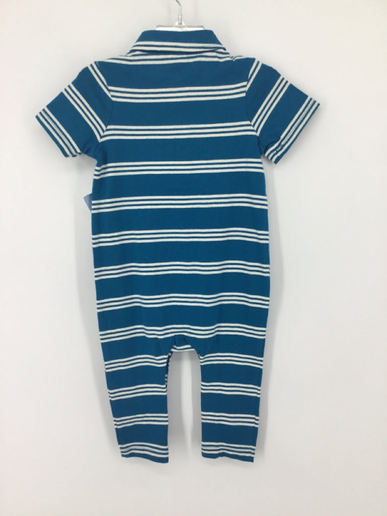 Hanna Andersson Child Size 12-18 Months Blue Stripe Outfit - boys