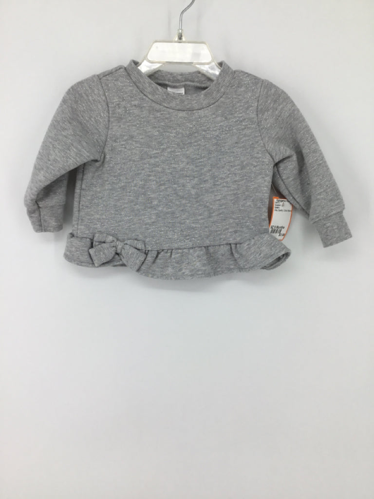 Carter's Child Size 6 Months Gray Sweatshirt - girls