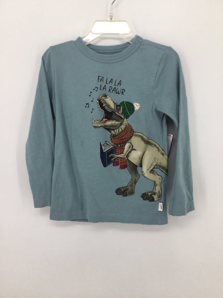Crewcuts Child Size 2 Blue Dinosaur T-shirt - boys