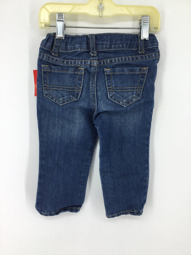 Childrens Place Child Size 12-18 Months Blue Solid Jeans - boys