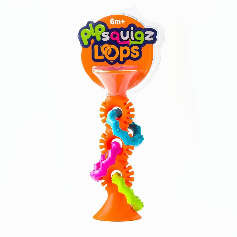 Fat Brain Toys - Pip Squigz Loops (Orange)