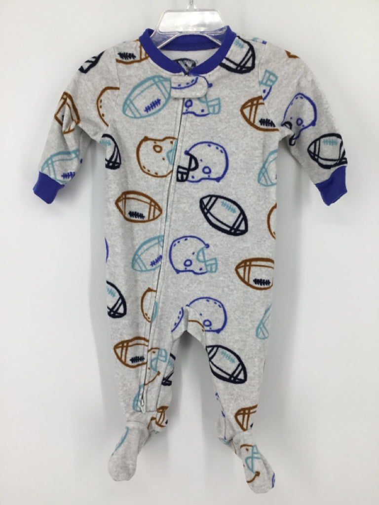 Carter's Child Size 6 Months Gray Sleepers