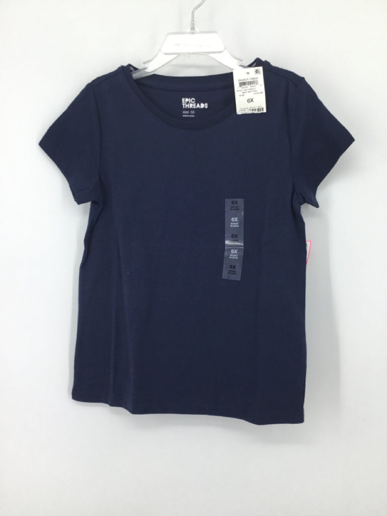 Epic Threads Child Size 6 Months Navy T-shirt - girls