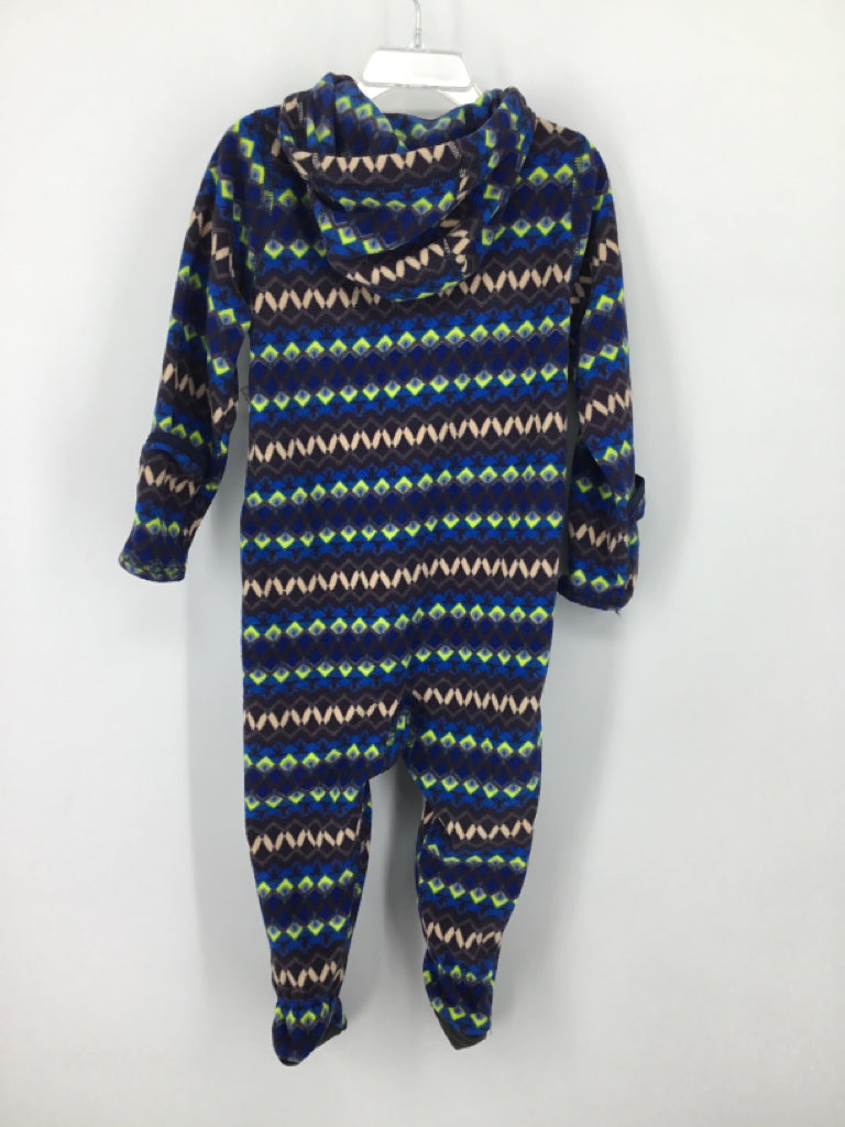 Patagonia Child Size 18-24 Months Blue Print Outerwear - boys