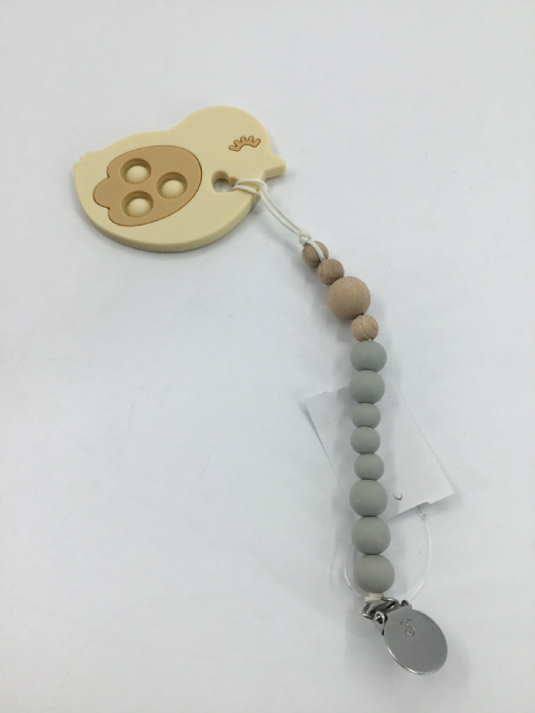 Silicone Bird Teether and Pacifier Chain