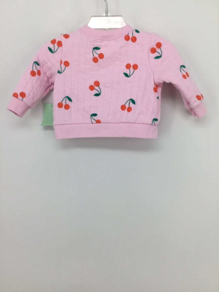 Cat & Jack Child Size 0-3 Months Pink Sweatshirt - girls