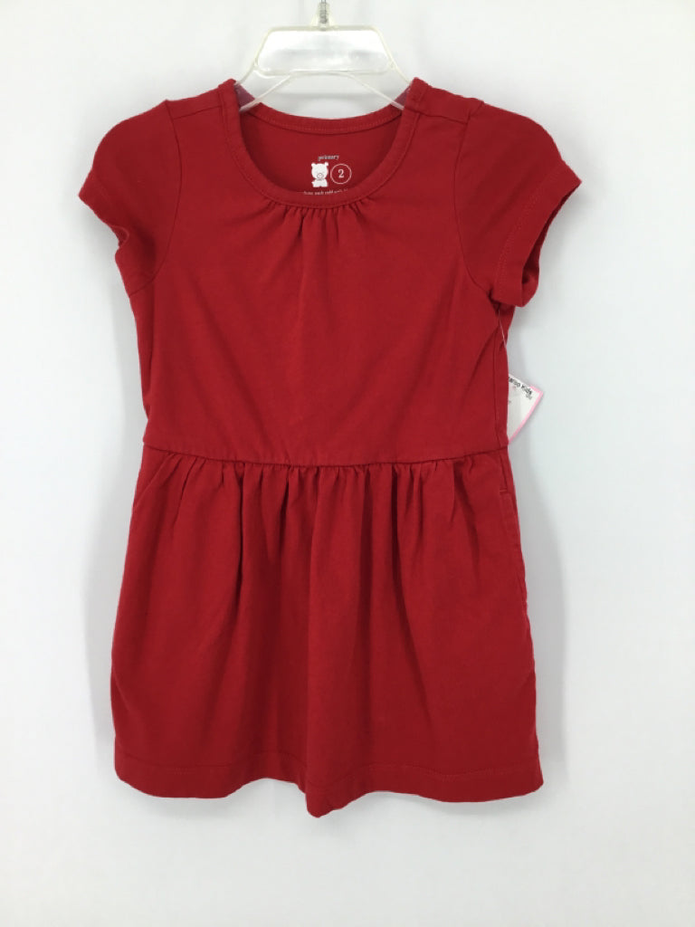 primary Child Size 2 Red Dress - girls