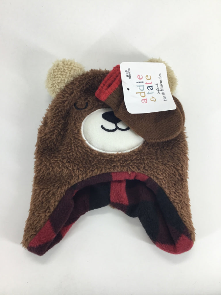 Addie & Tate Child Size 9-12 Months Beige Solid Hats - boys