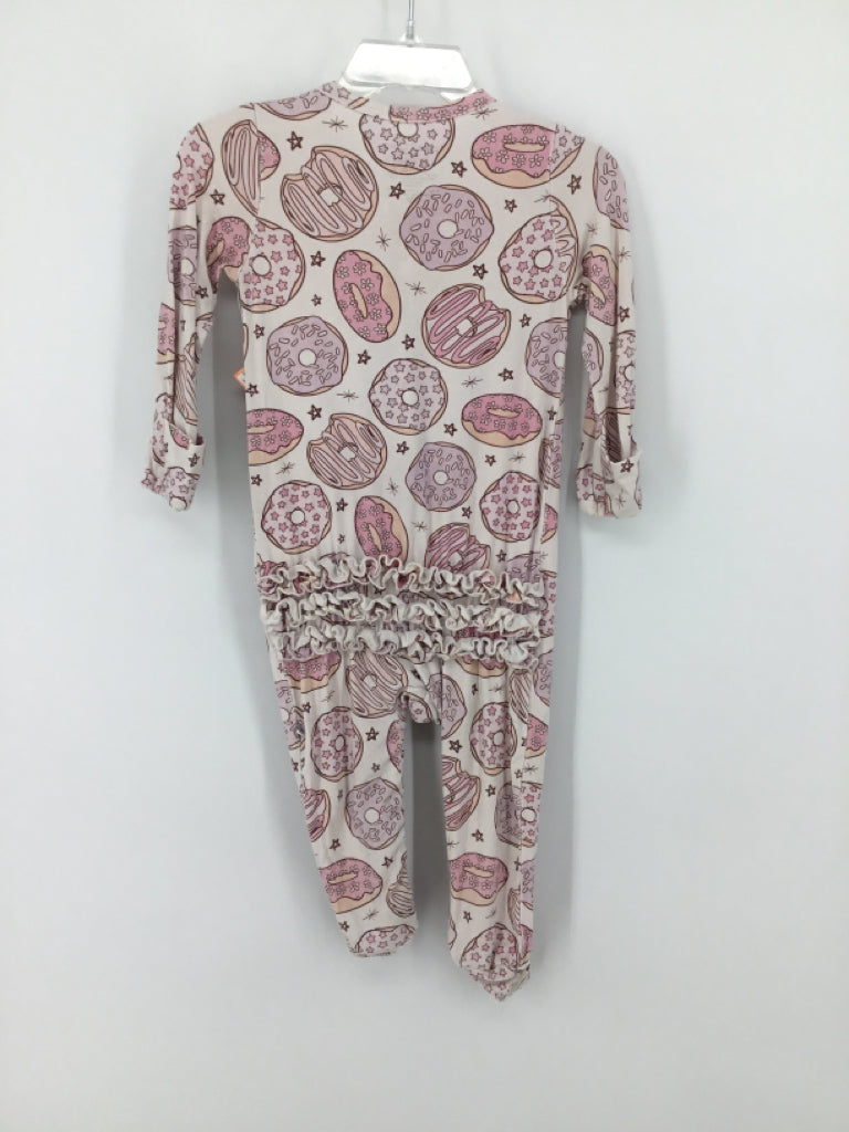 Caden Lane Child Size 6-9 Months Pink Sleepers