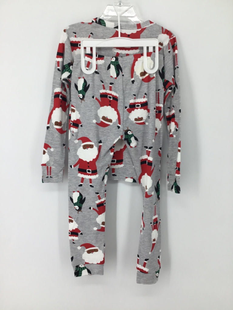 Just One You Made by Carters Child Size 5 Gray Christmas Pajamas