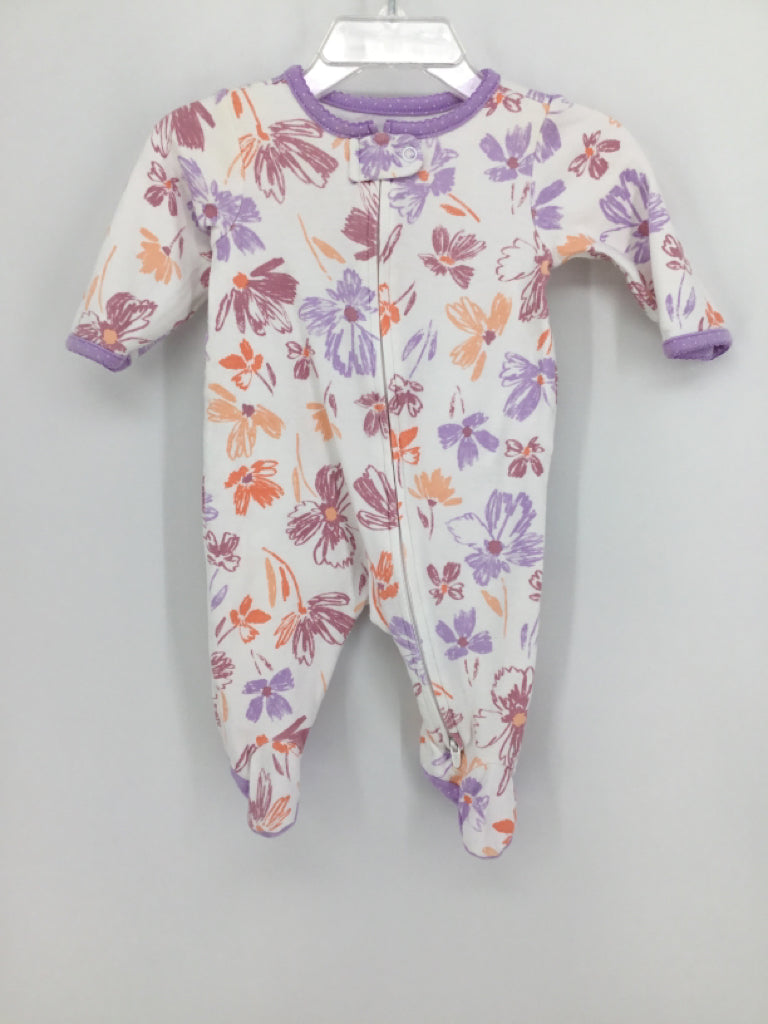 Just One You Made by Carters Child Size 3 Months Purple Sleepers