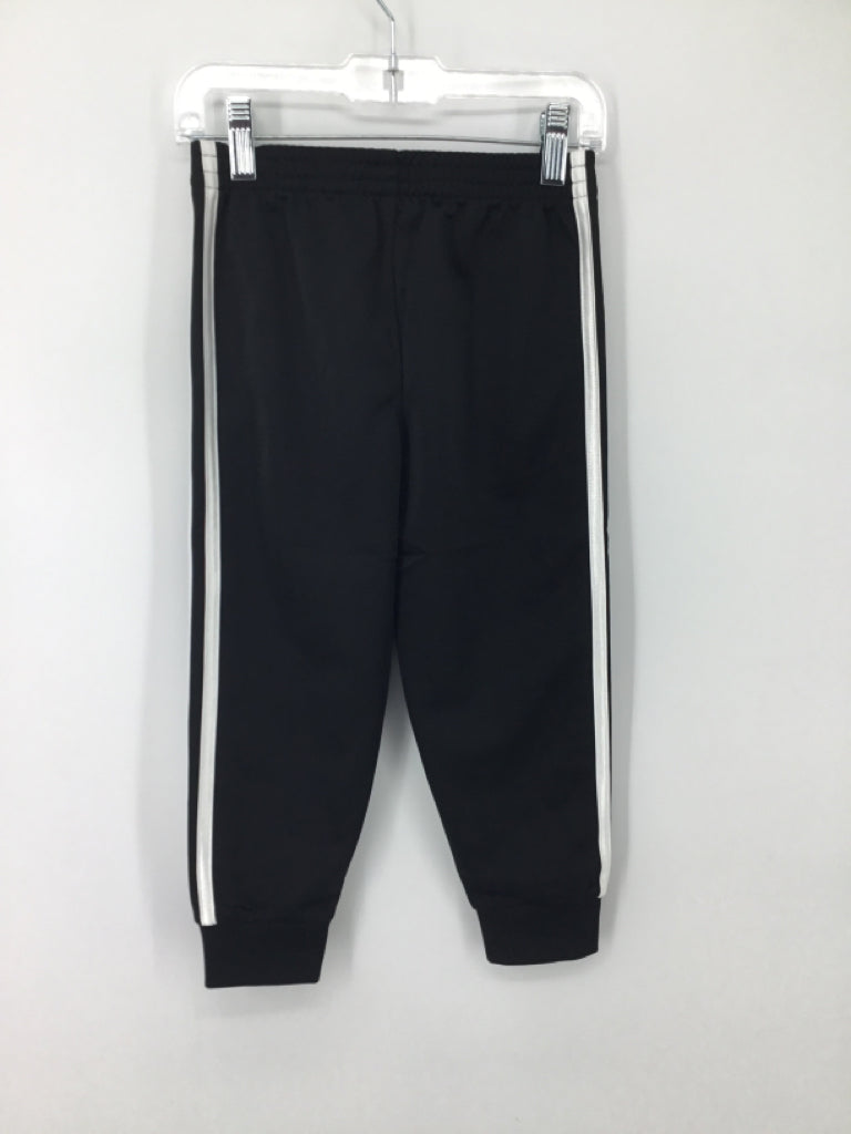Adidas Child Size 4 Black Solid Sweatpants - boys