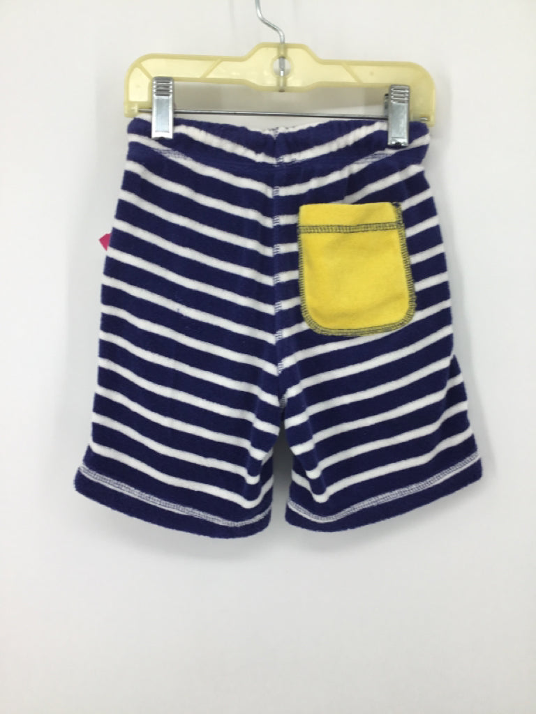 Mini Boden Child Size 3 Navy Stripe Shorts - boys