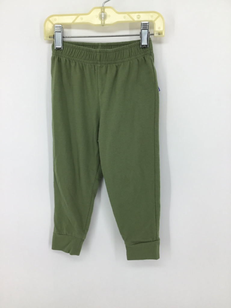Cat & Jack Child Size 2 Green Solid Pants - boys