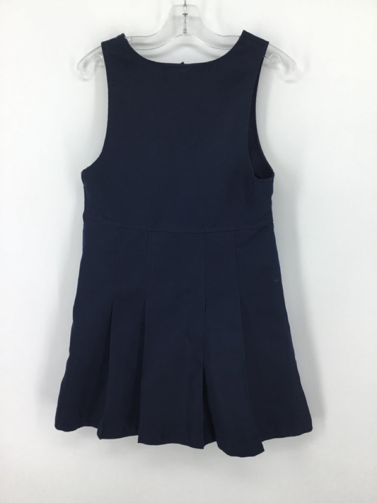 French Toast Child Size 8 Navy Dress - girls