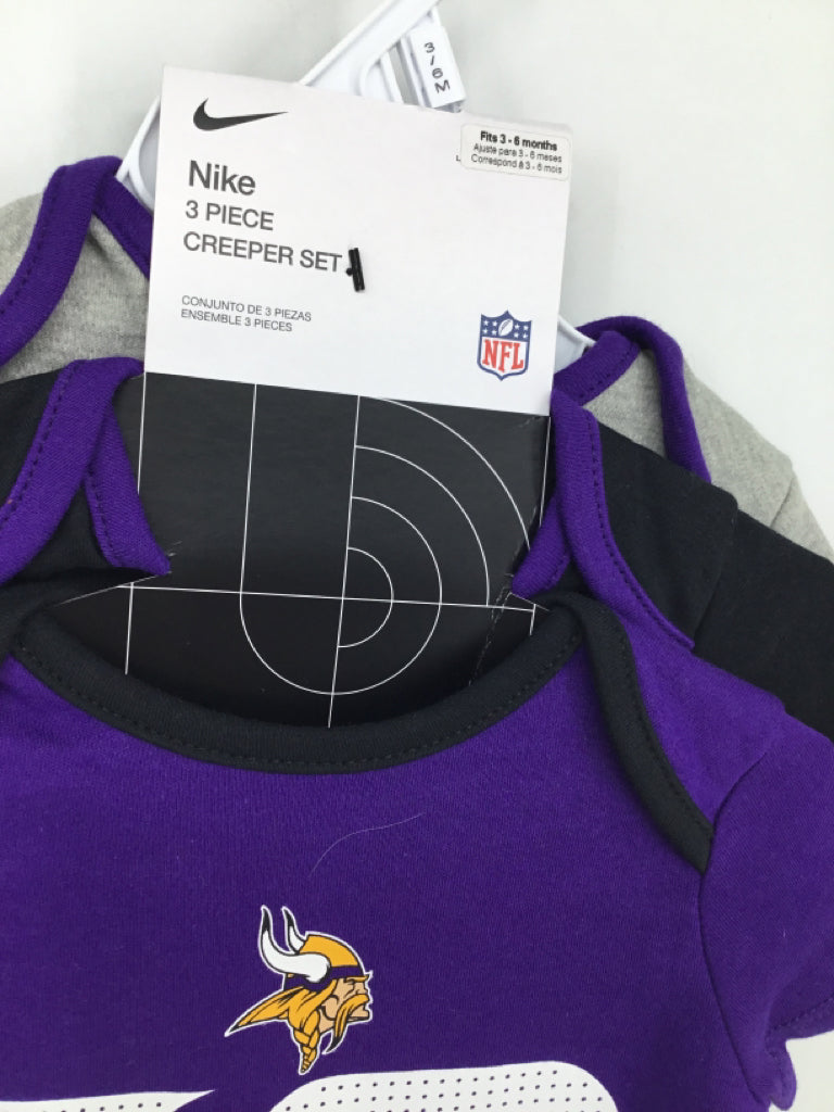 Nike Child Size 3-6 Months Purple Onesie