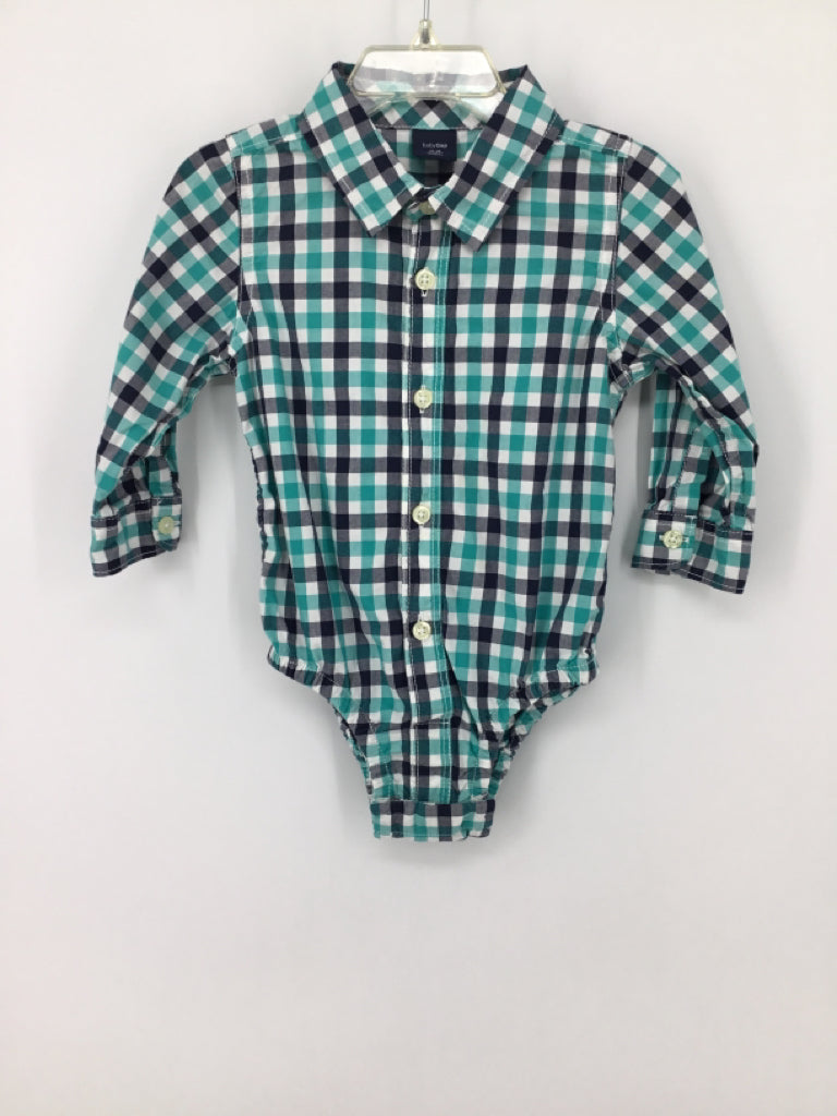 Baby Gap Child Size 12-18 Months Blue Onesie