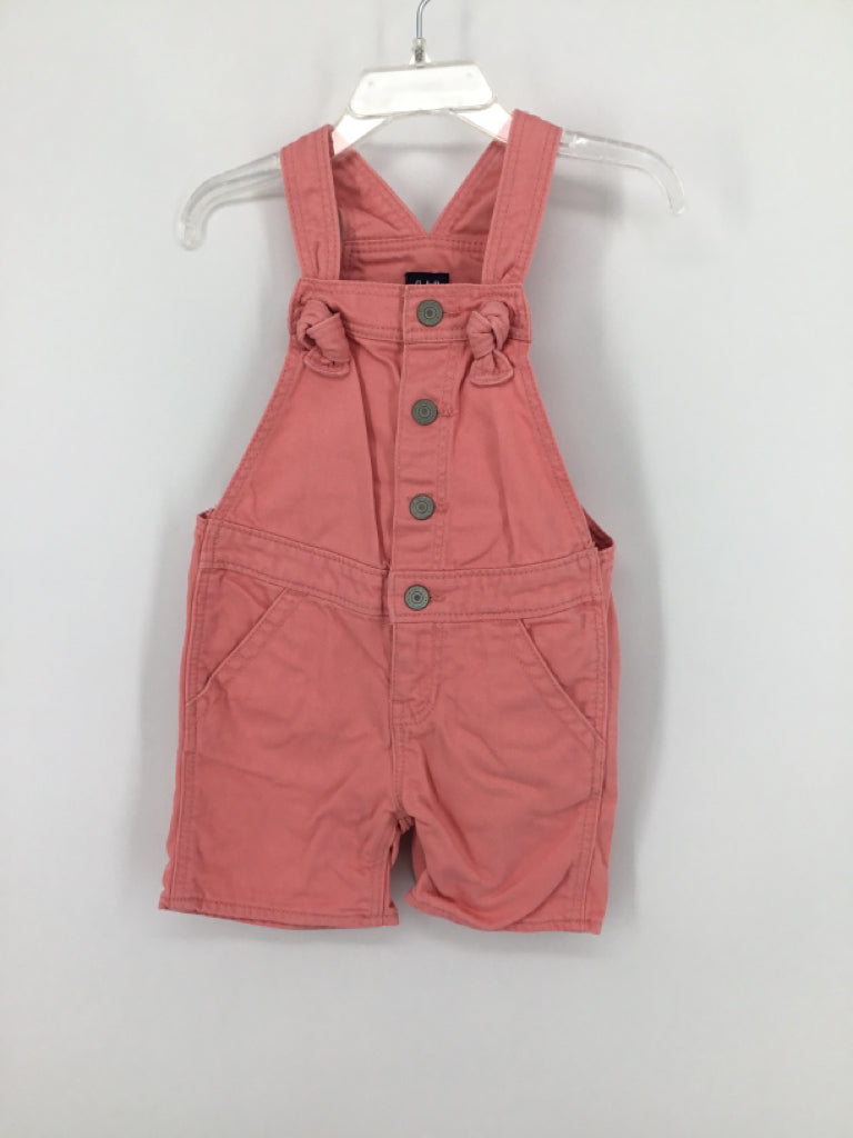 Gap Denim Child Size 18-24 Months Pink Overalls - girls
