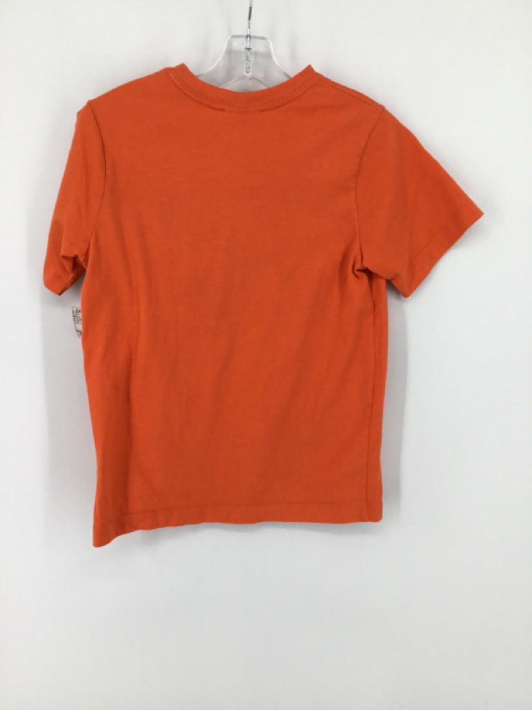 Hanna Andersson Child Size 8 Orange screen printed T-shirt - boys
