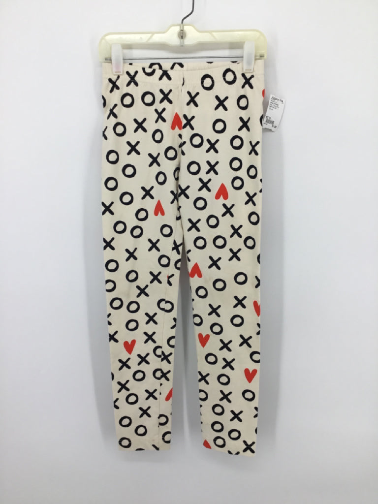 Hanna Andersson Child Size 10 White Valentine's Day Pants