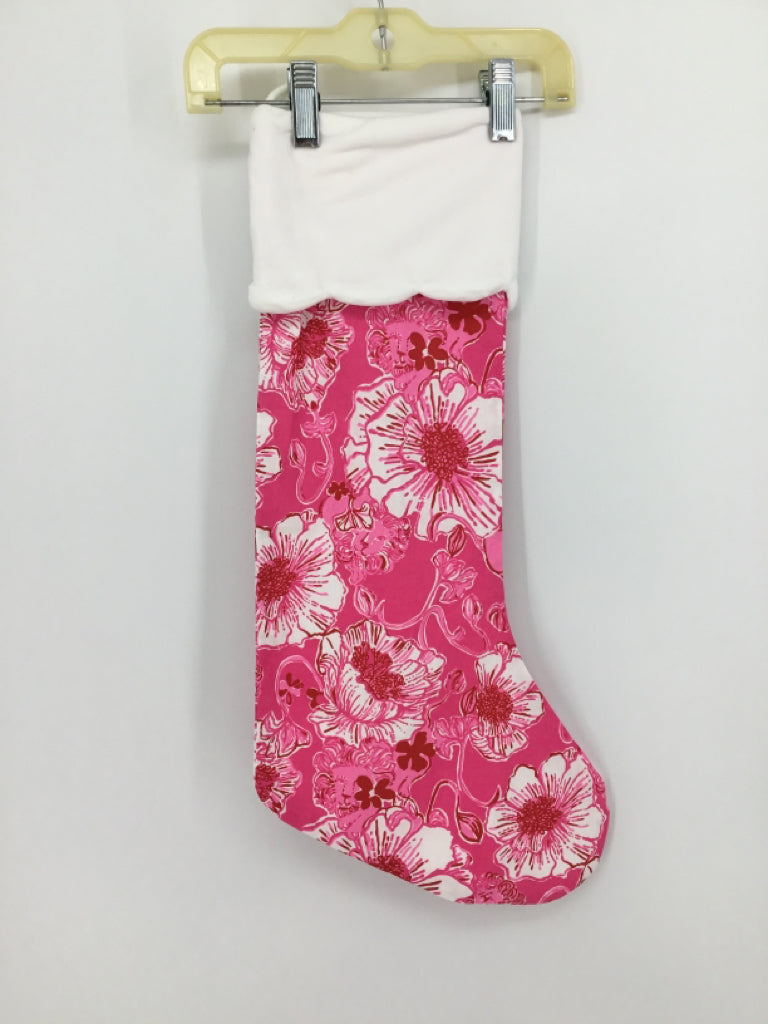brandless Pink Christmas Stocking