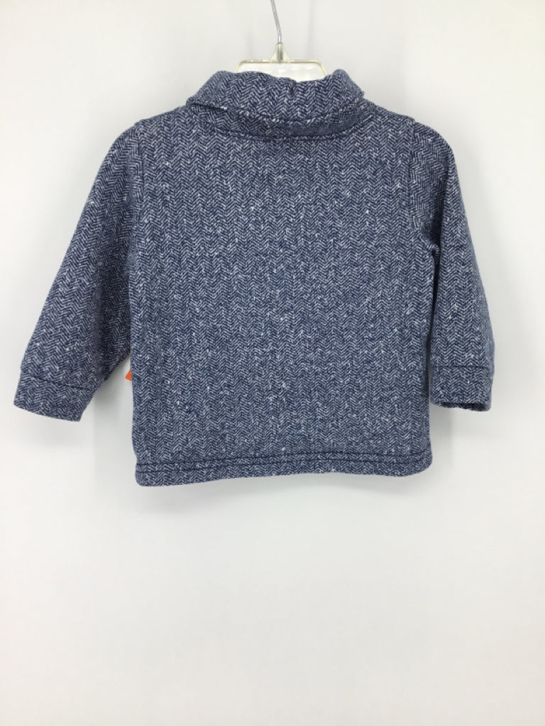 Carter's Child Size 18 Months Blue Solid Shirt - boys