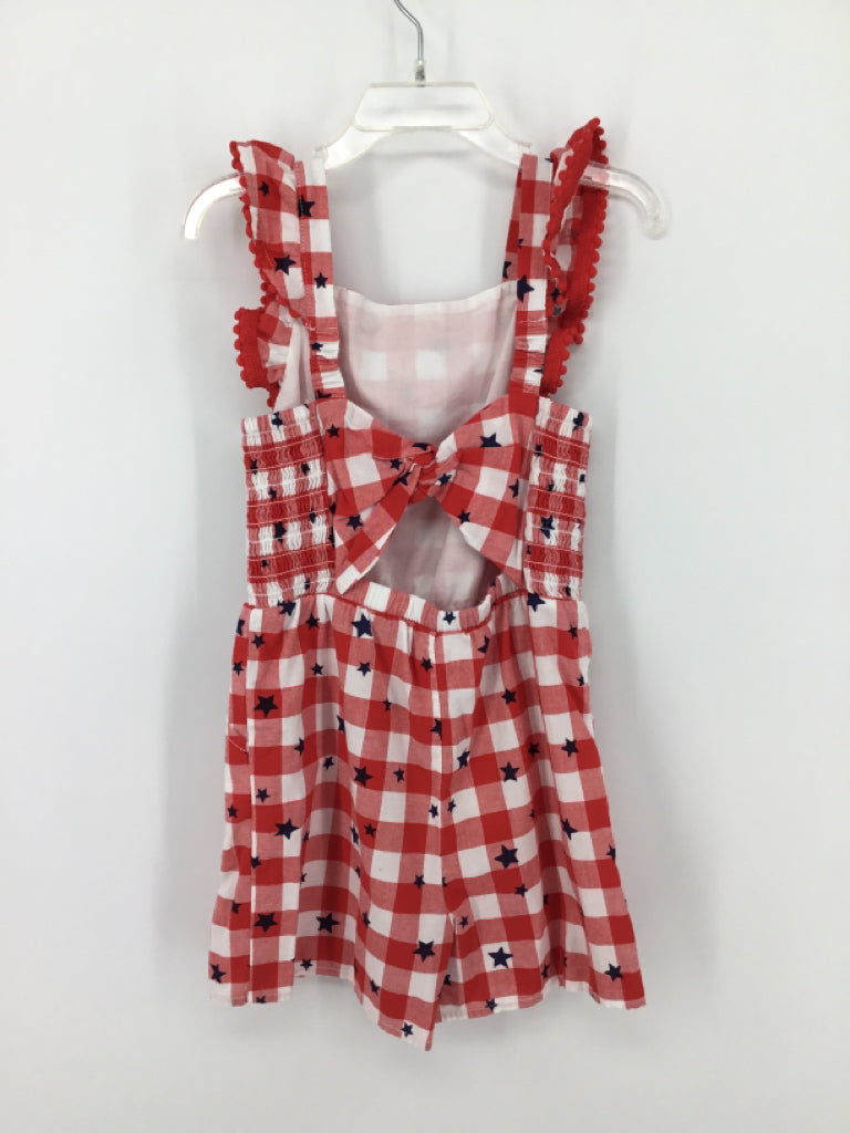 Cat & Jack Child Size 5 Red Stars & Stripes Outfit