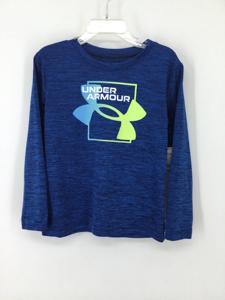 Under Armour Child Size 5 Blue screen printed T-shirt - boys