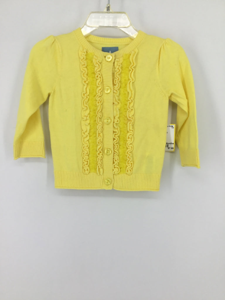 Baby Gap Child Size 6-12 Months Yellow Sweater - girls