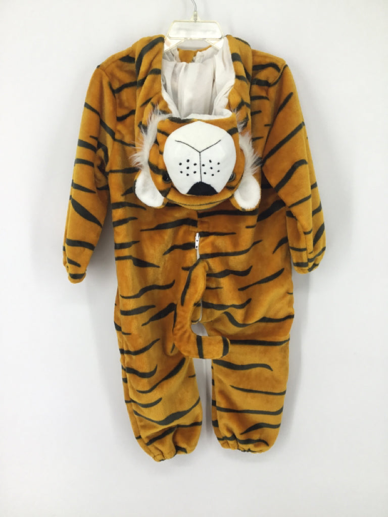 Michley Child Size 4 Orange Tiger Halloween Costume