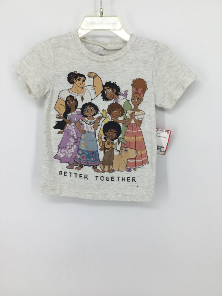 Disney Encanto Child Size 12 Months Gray T-shirt - girls