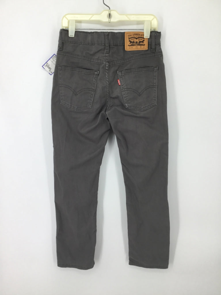 Levi's Child Size 12 Gray Solid Pants - boys