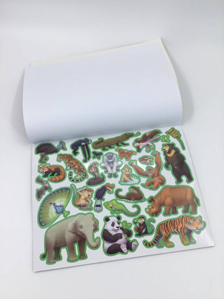 Melissa & Doug Reusable Sticker Pad - Jungle & Savannah