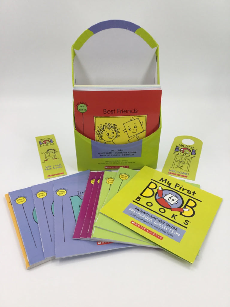 Scholastic My 1st BOB Books Pre-Reader Collection Alphabet & Pre-Reading Skills