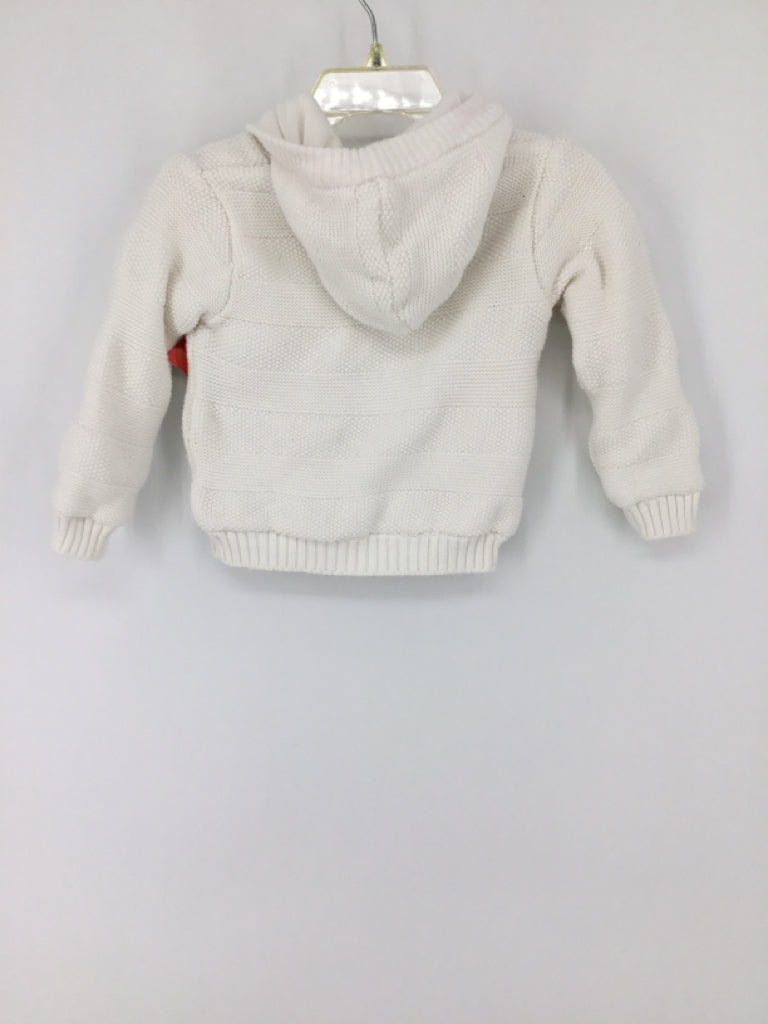 Viverano Child Size 3-6 Months White Solid Sweater - boys