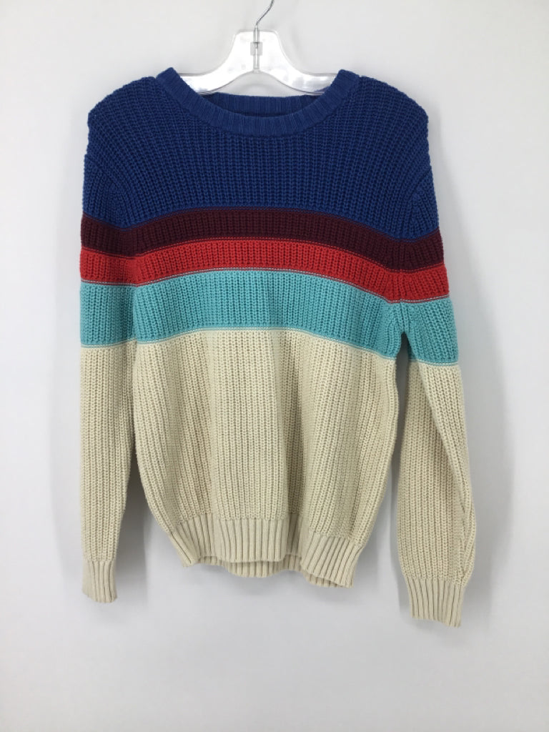 Cat & Jack Child Size 8 Blue Solid Sweater - boys