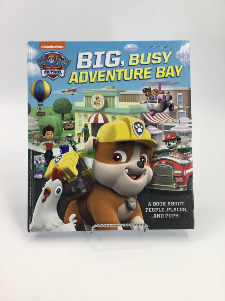 Paw Patrol Big, Busy Adventure Bay Hard Cover Book