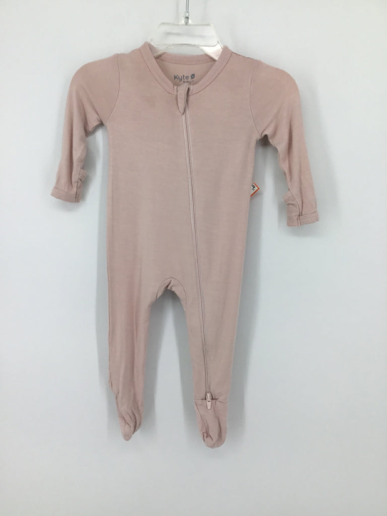 Kyte Child Size 0-3 Months Pink Sleepers