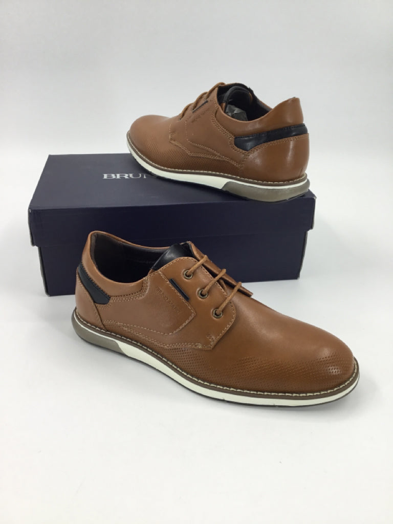 Bruno Marc Child Size 5 Youth Brown Dress Shoes