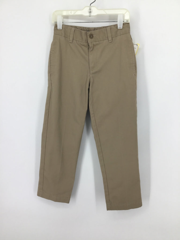Lands' End Child Size 8 Tan Solid Pants - boys
