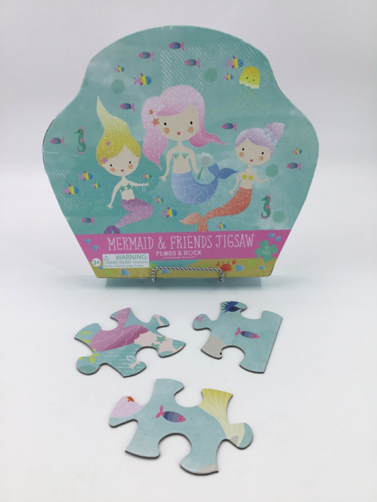 Floss & Rock Mermaids & Friends Jigsaw Puzzle - 40 pcs