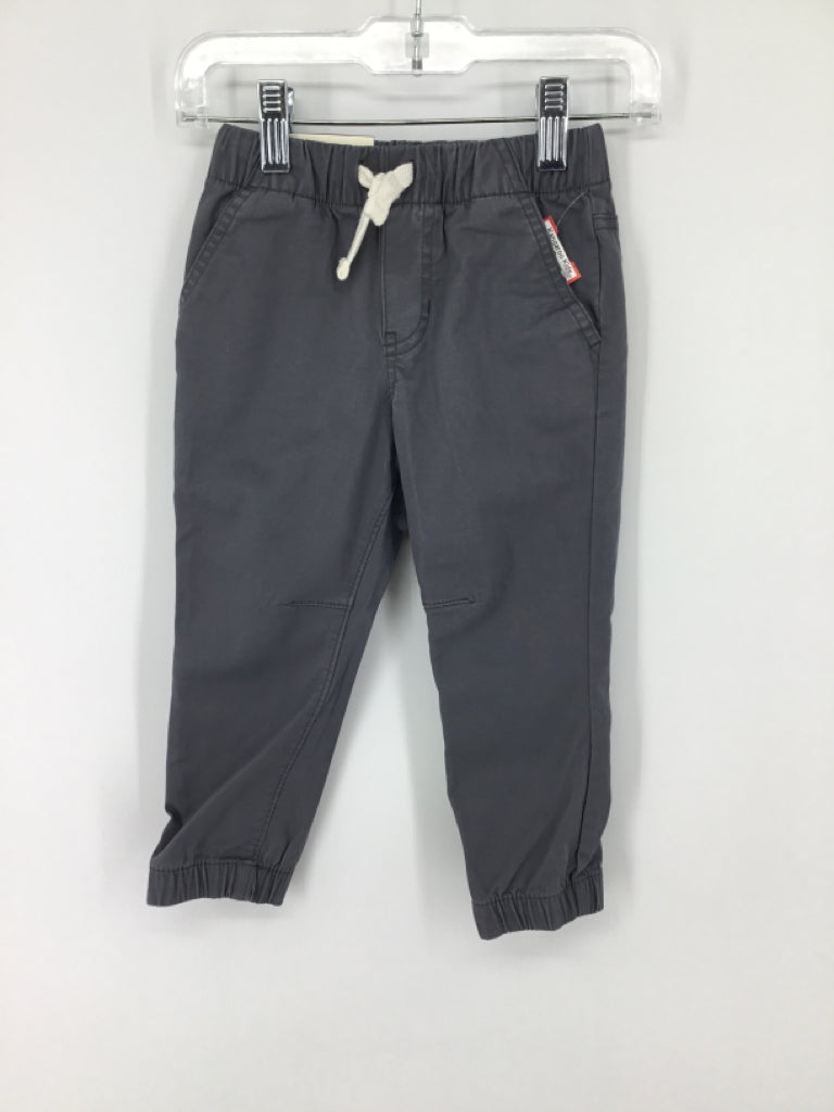 Cat & Jack Child Size 2 Gray Solid Pants - boys