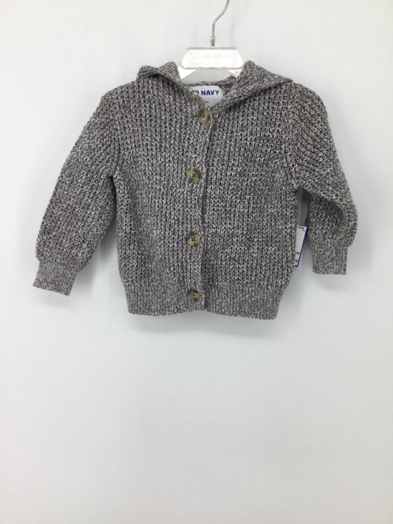 Old Navy Child Size 18-24 Months Gray Marbled Sweater - boys