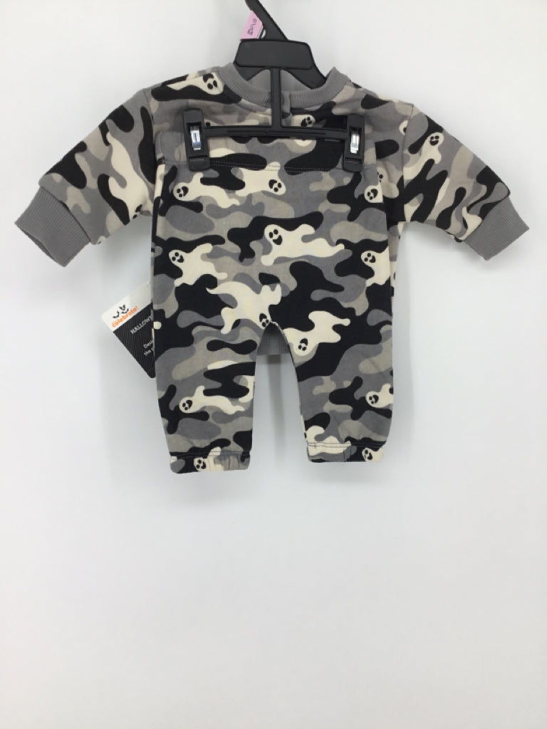 Celebrate! Child Size 0-3 Months Gray Halloween Outfit
